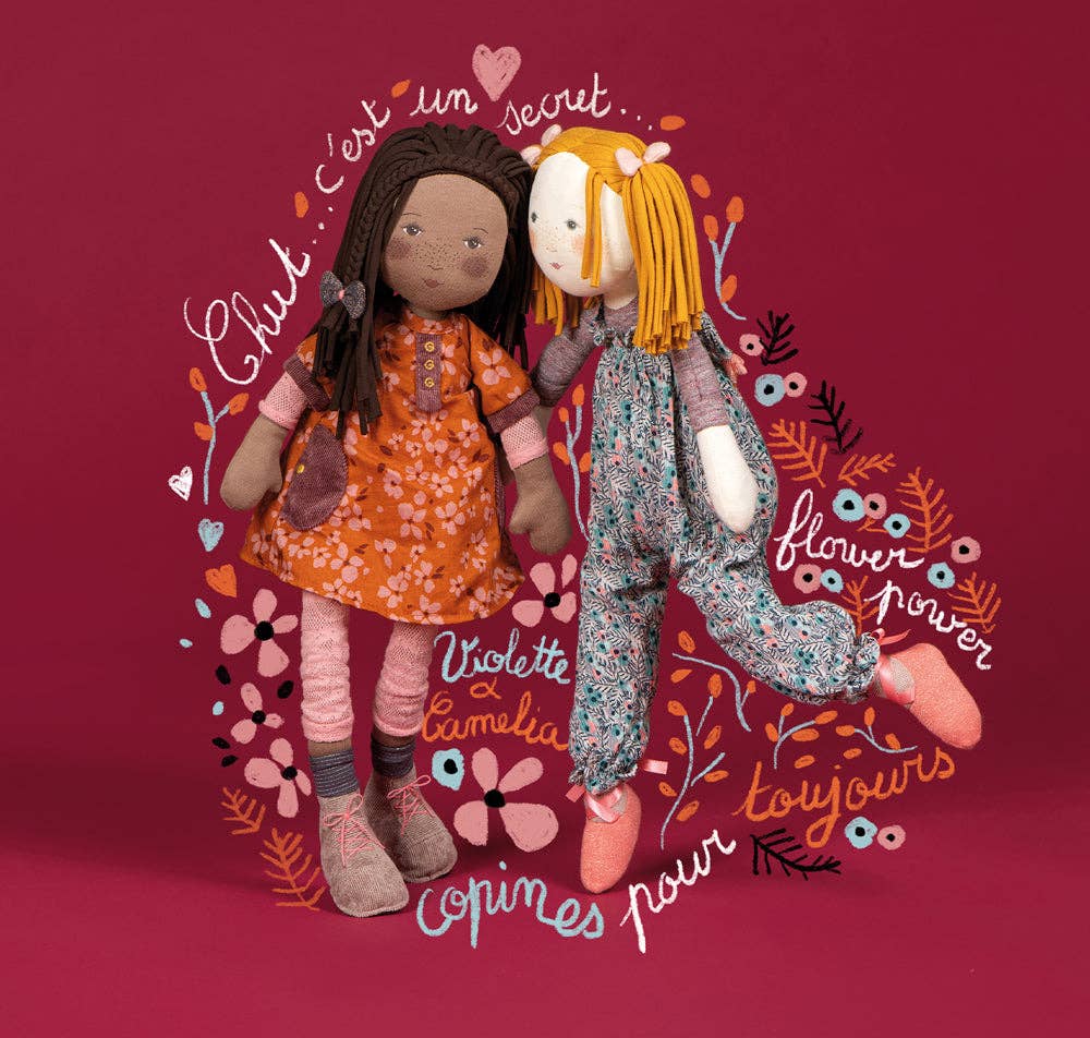 Speedy Monkey - Wholesale Doll - Kids - Violette The Rosalies - Doll - Moulin Roty2