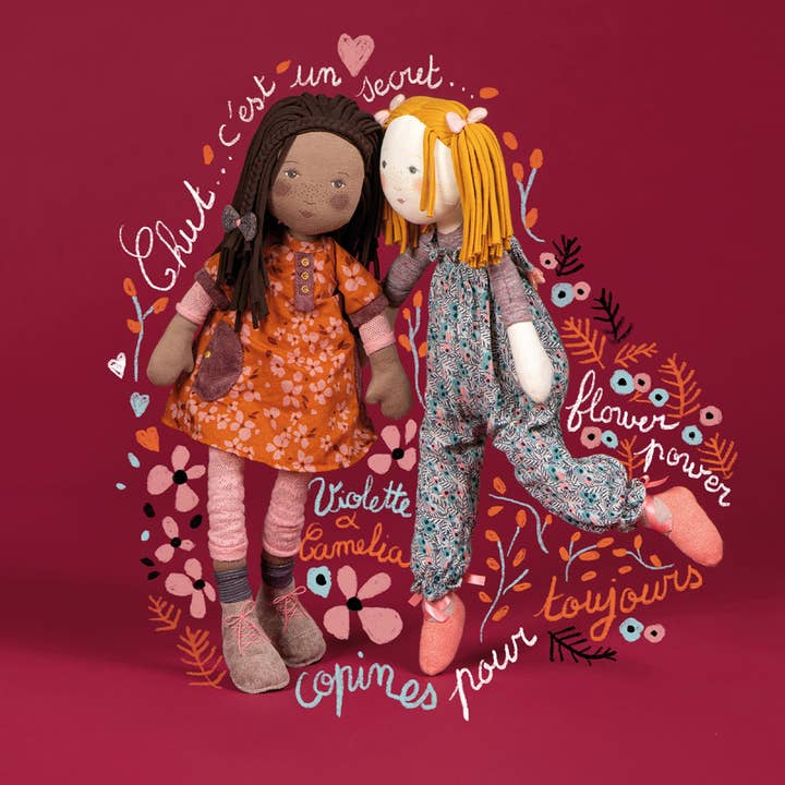 Speedy Monkey - Wholesale Doll - Kids - Violette The Rosalies - Doll - Moulin Roty2