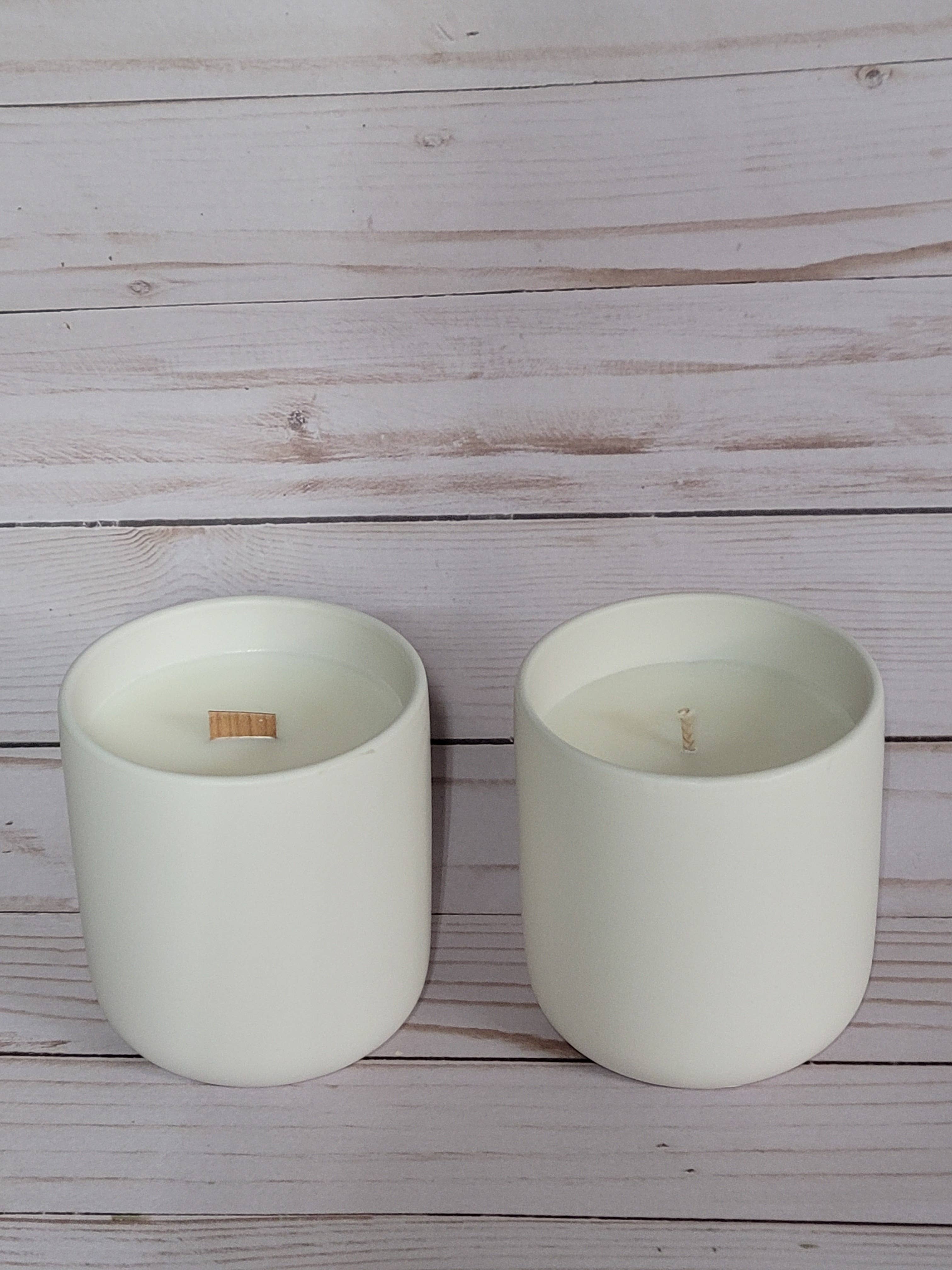 Stephanie Henry Candle Company - Wholesale Jar/Filled Candle - Soy Wax Candle, Ceramic Tumbler, Wood Lid, Multiple Scents3