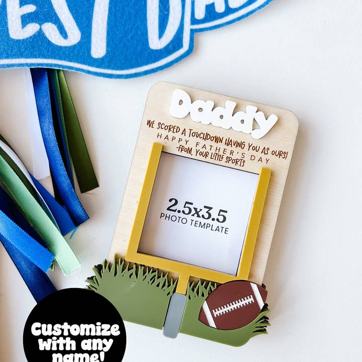 Goldie Letter Company - Wholesale Picture frame - Football Photo Magnet