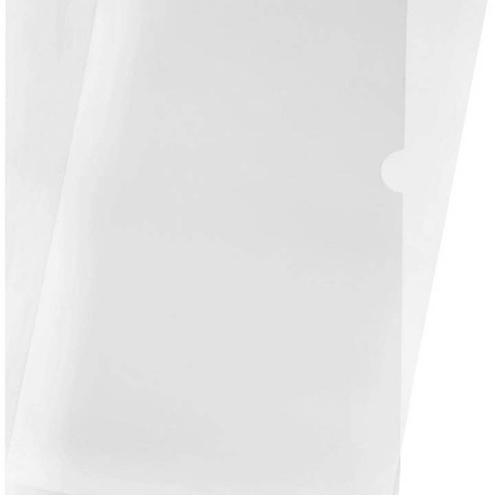 JAM PAPER - Wholesale Folders - Plastic Sleeves Legal Size Clear Project Pockets 12-Pack1