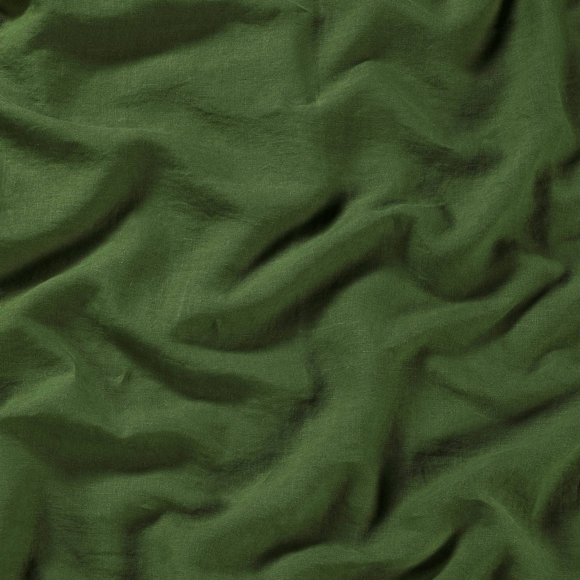 SIJO - Wholesale Sheet Set - French Linen Luxeweave Sheet Set - Forest2