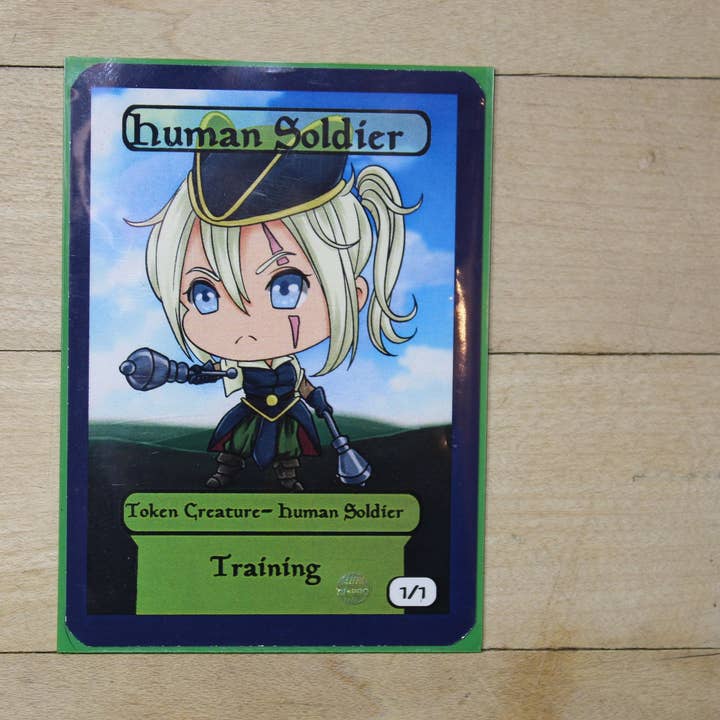 Human Soldier 1/1 w/ Training Token for wholesale by Mega Chibi