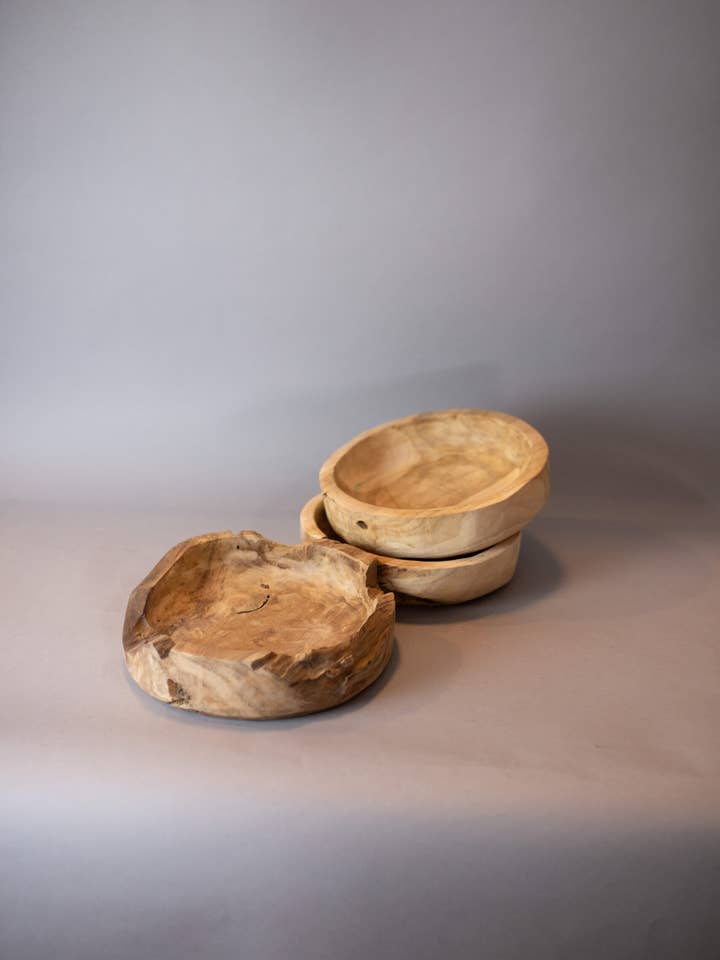 Teak Bowl for wholesale by Curated Studio