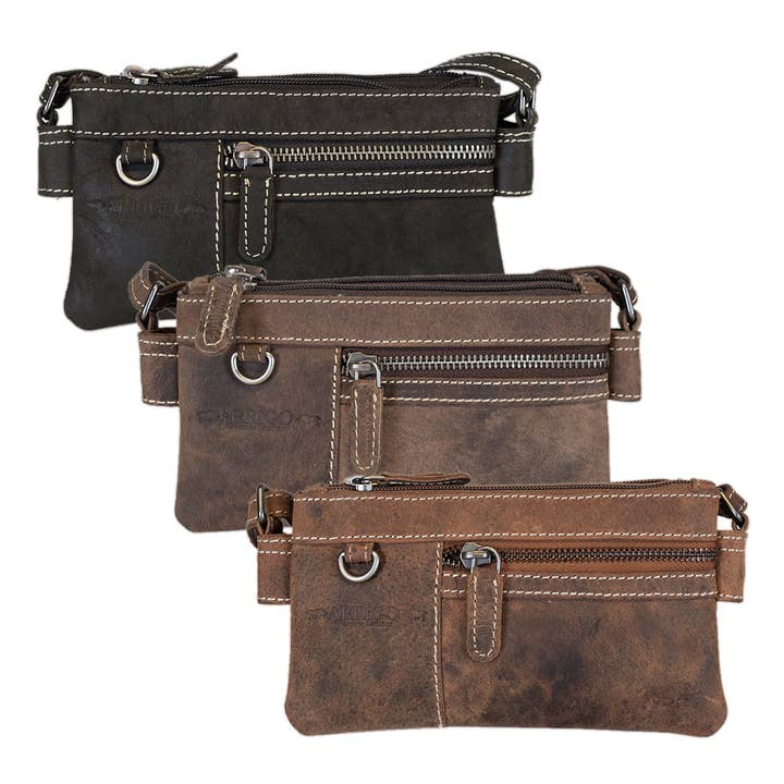 Festival Bag - Crossbody Bag Buffalo Leather - 3 colours for wholesale by Arrigo