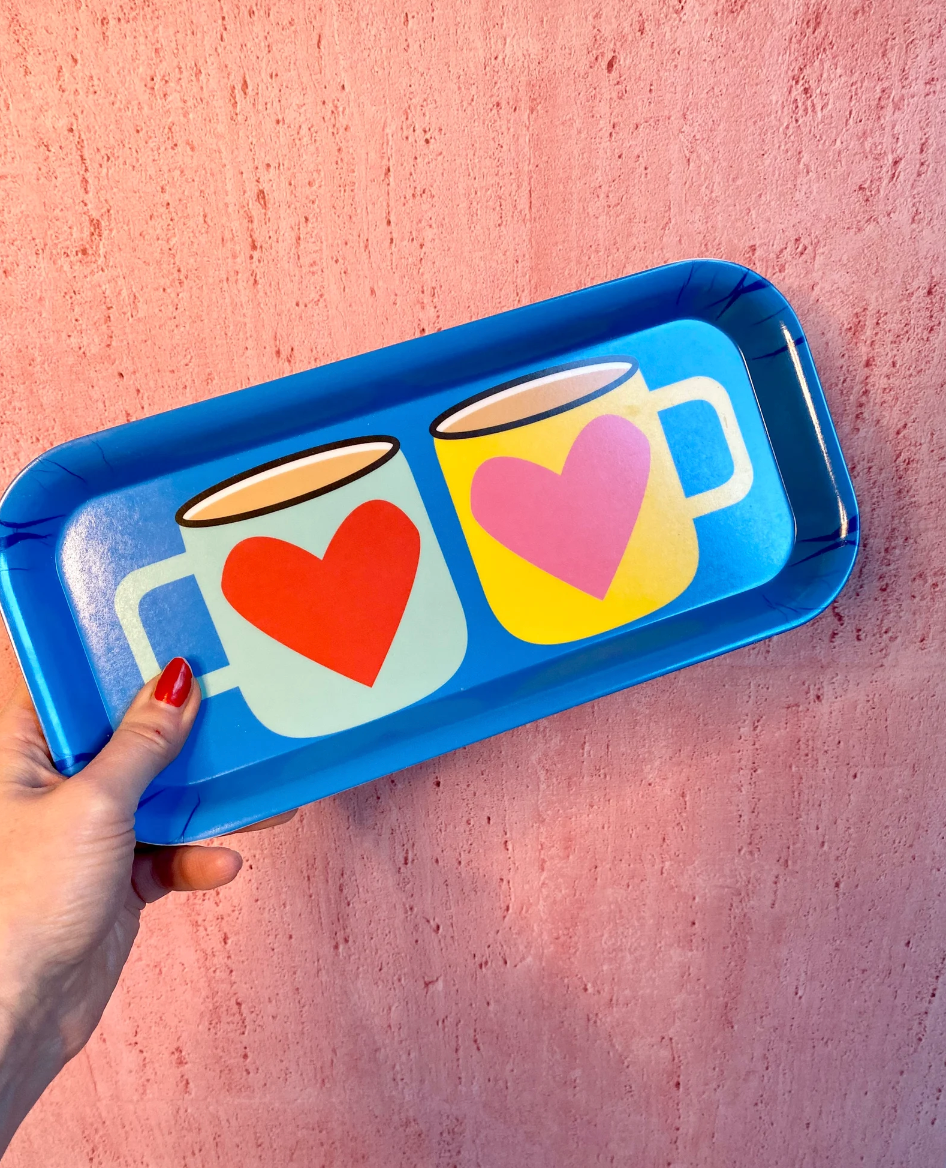 Poppekins - Wholesale Serving Tray - Lovers Melamine Serving Tray6