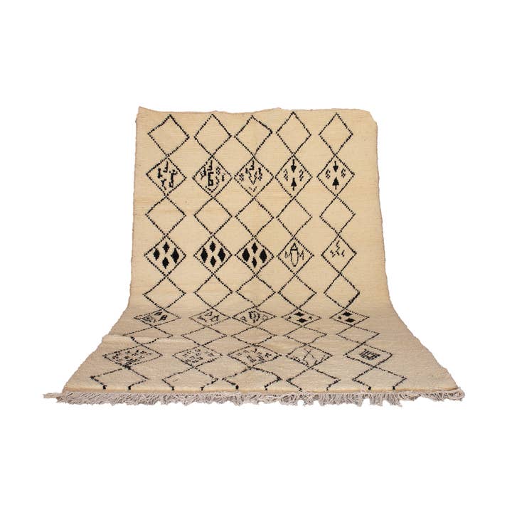 Custom Rug-boho rug-moroccan rug-white Rug (98) for wholesale by woolsouk ( We handle U.S. import procedures for you )