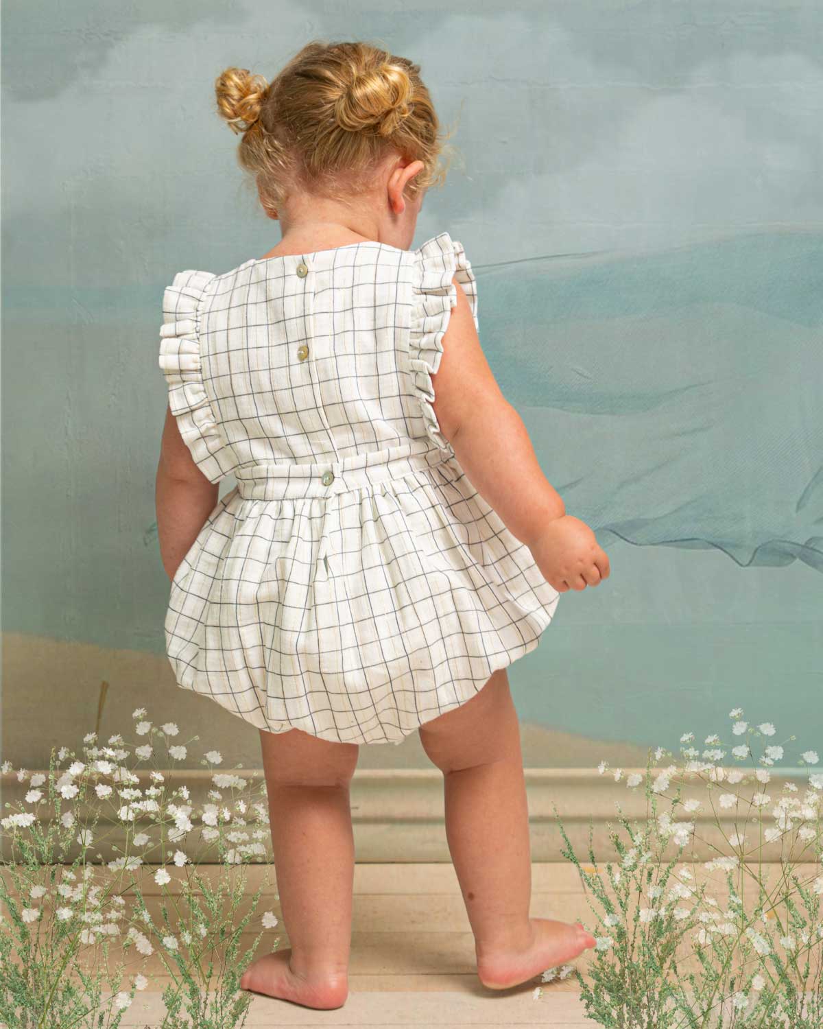 Cosmosophie - Venta al por mayor Peto - Bebés - Enterizo Hunter Cubo con estampado de cuadros8