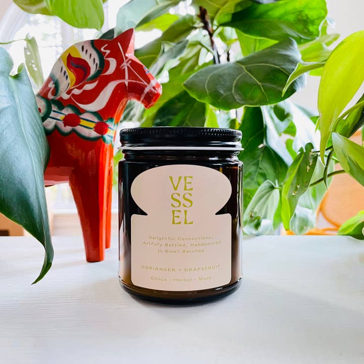 Vessel Candle Co - Wholesale Jar/Filled Candle - Coriander + Grapefruit Candle4