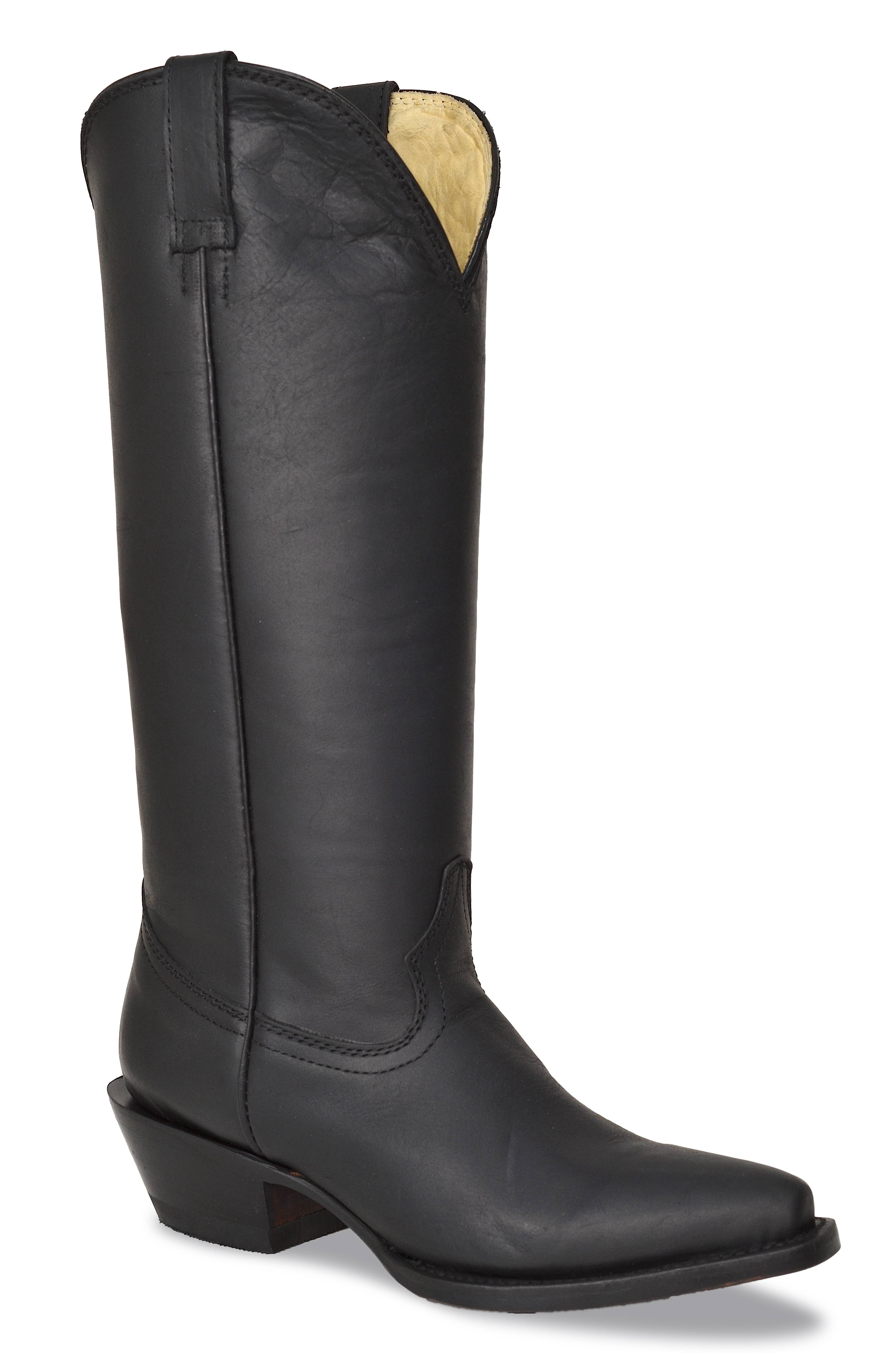 Jolene Matte Black Cowhide Cowboy Boots for wholesale on Faire0