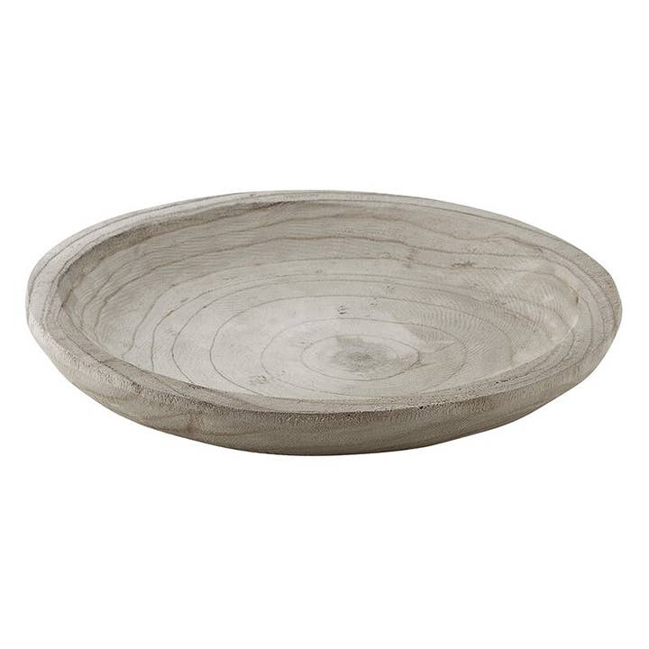Paulownia Bowl - Large - Grey for wholesale by Santa Barbara Design Studio by Creative Brands