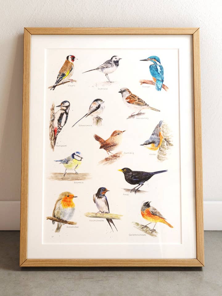 Impression d'art Oiseaux pour la vente par Jona Art