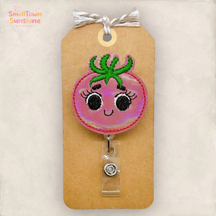 Porta-crachá de Tomate por atacado de The SmallTownSunshine Company