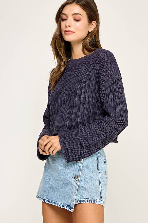 Miss Love - Wholesale Knit Sweater - Women's - WAFFLE KNIT SWEATER8