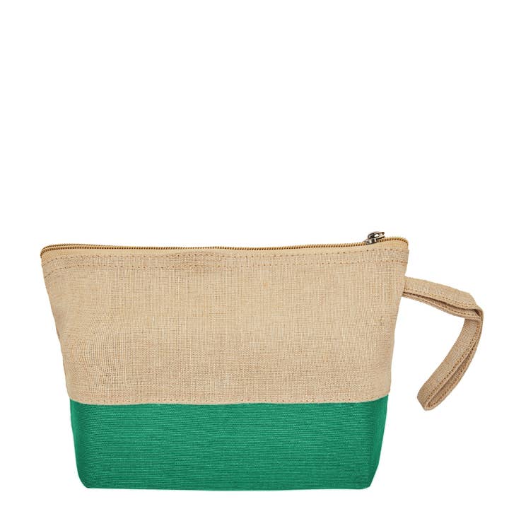 ecojutebags - Wholesale Make-up/cosmetic bag - Jute Zipper Pouches – Pack of 4 Travel Cosmetic Makeup Bags10