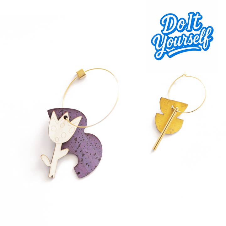 Coffret boucles DIY Flower for wholesale by Matcha Paris