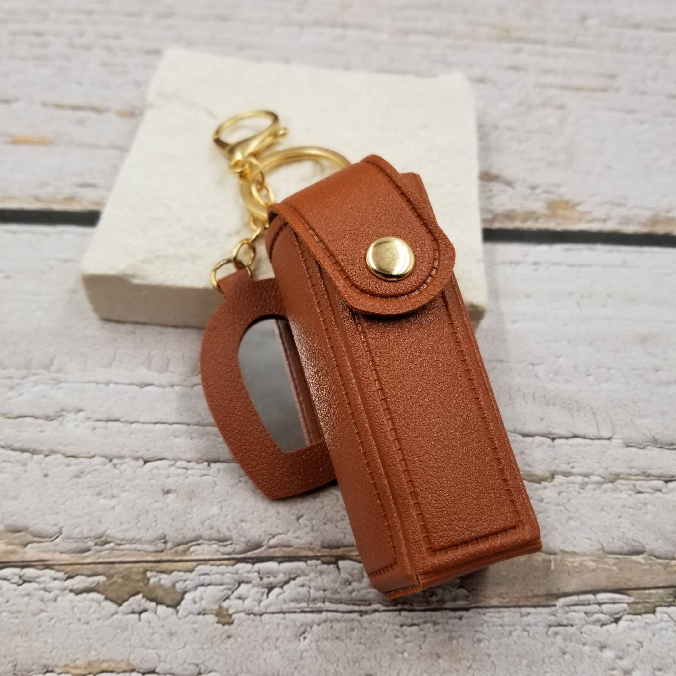 Treasure Wholesale - Wholesale Wallet – Women's - Portable Storage Lipstick Bag With Makeup Mirror6