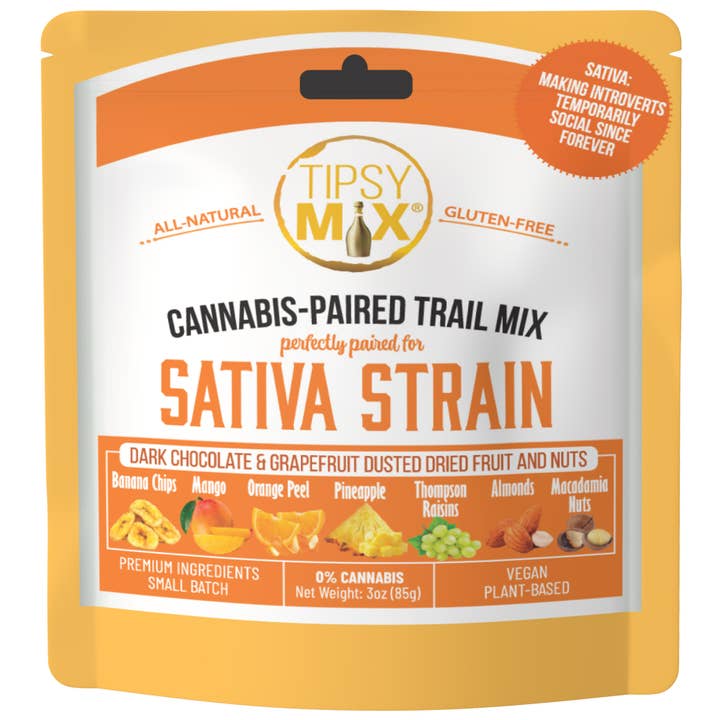 07. Cannabis-Paired Trail Mix - Sativa Strain for wholesale by Tipsy Mix