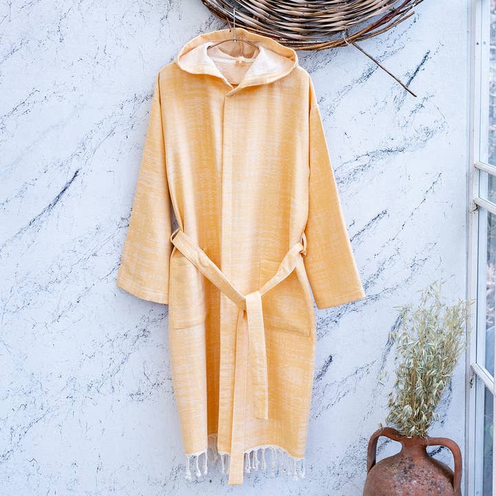 Kikoya - Wholesale Robe - Unisex - Terrybacked Bathrobe Turkish Cotton Light Weight Hood Quick34