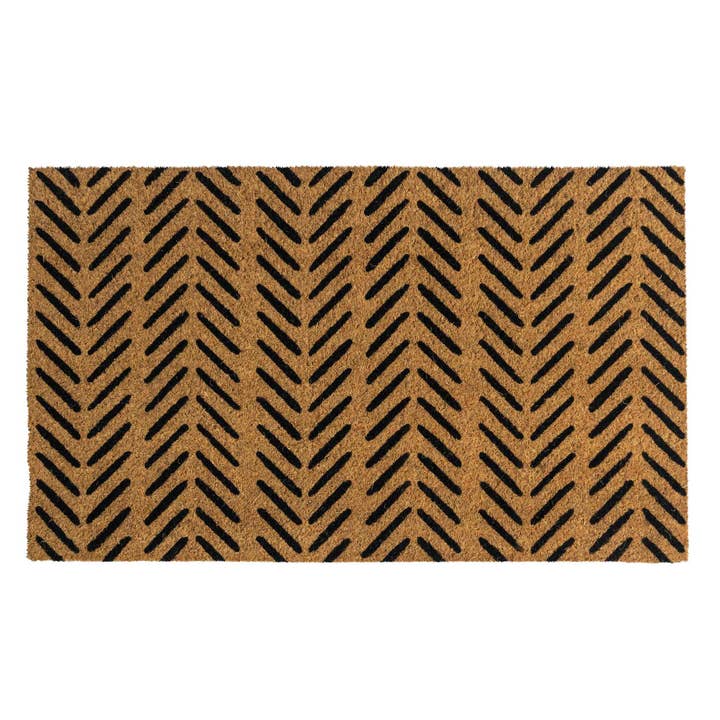 Fishbone Coir Doormat for wholesale by Entryways