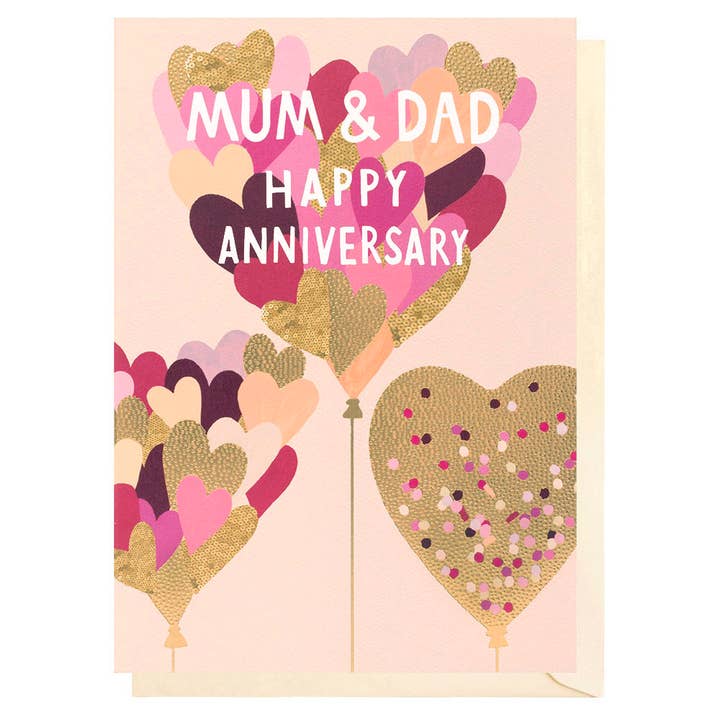 Corazones de Aniversario de Mamá y Papá | Tarjetas de Aniversario | Relaciones para venta al por mayor de Louise Tiler