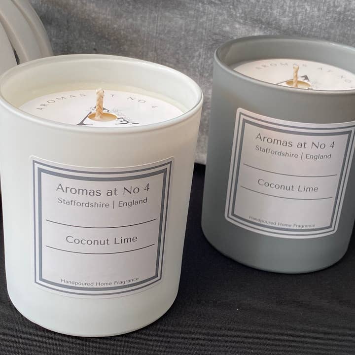Coconut Lime Signature Candle for wholesale by Aromas at No 4