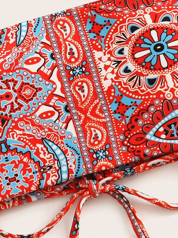 MULTICOLOR CWMW0836_PRINTED SUMMER SEXY TWO-PIECE SWIMSUIT for wholesale on Faire2