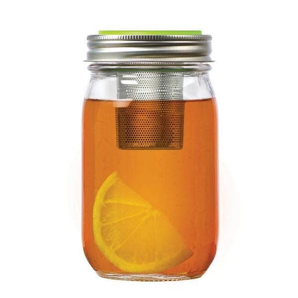 Fox Run Brands – wholesale Tea strainer/infuser – Jarware Tea Infuser Lid for Regular Mouth Mason Jar