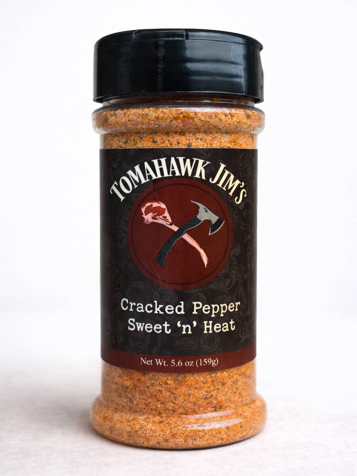 Geknackter Pfeffer Süß 'n' Scharf für den Großhandel von Tomahawk Jim’s Seasoning