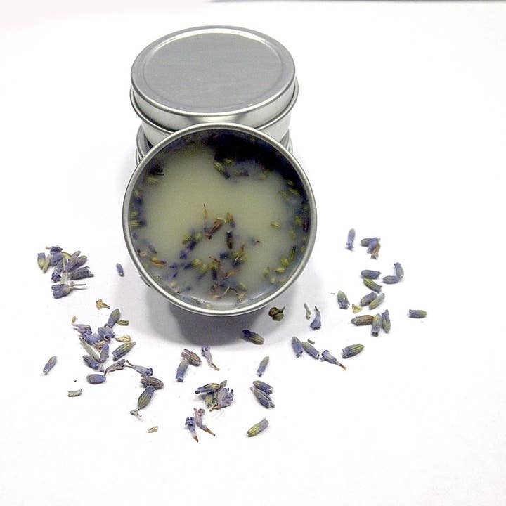 Organic Natural Lavender Vegan Lip Balm, Zero Waste Makeup for wholesale by Clean-Faced Cosmetics