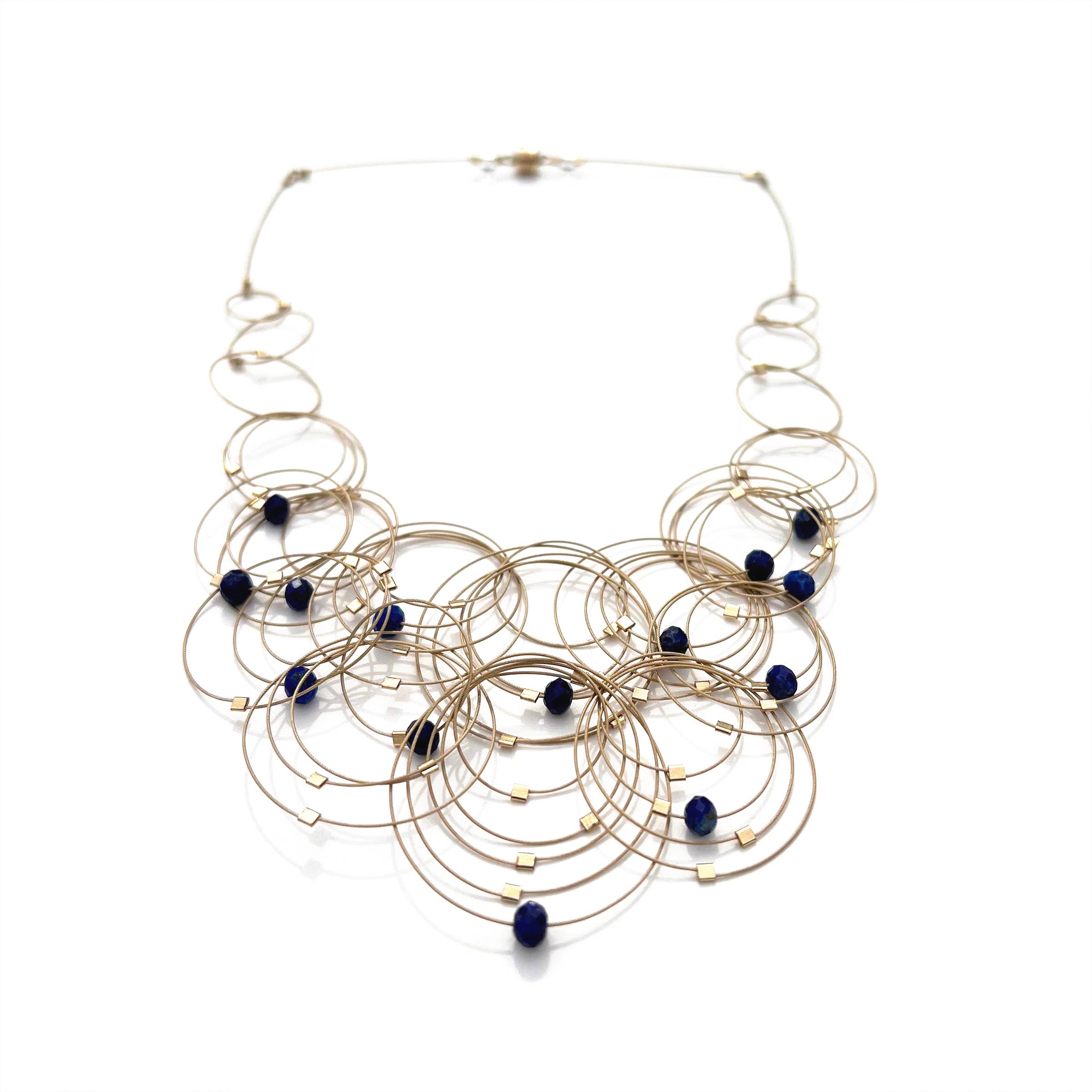 Meghan Patrice Riley – Colar de elos e correntes por atacado – Colar Flow de 18"4