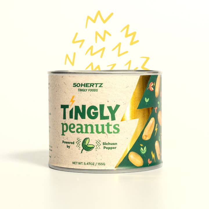 50Hertz Tingly Foods - Wholesale Nuts - Unique Tingly Sichuan Pepper Peanuts