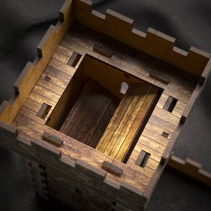 Cardshouse - Wholesale Dice - Color Medieval Dice Tower5