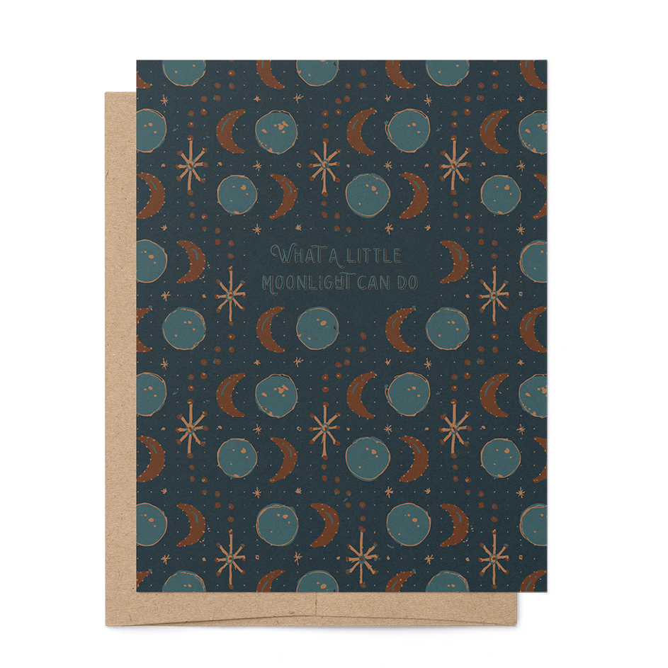 re:mused studio - Wholesale Everyday Greeting Card - A Little Moonlight A2 Greeting Card8