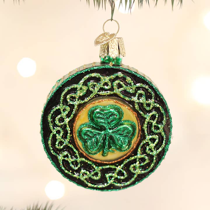 Celtic Brooch Ornament for wholesale by Old World Christmas