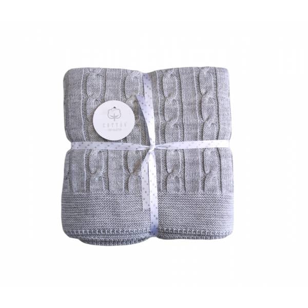 Cotton Socks - Vendita all'ingrosso Coperta - Bambini e neonati - Coperta per neonato a trecce REF:163 (Autunno/Inverno)3