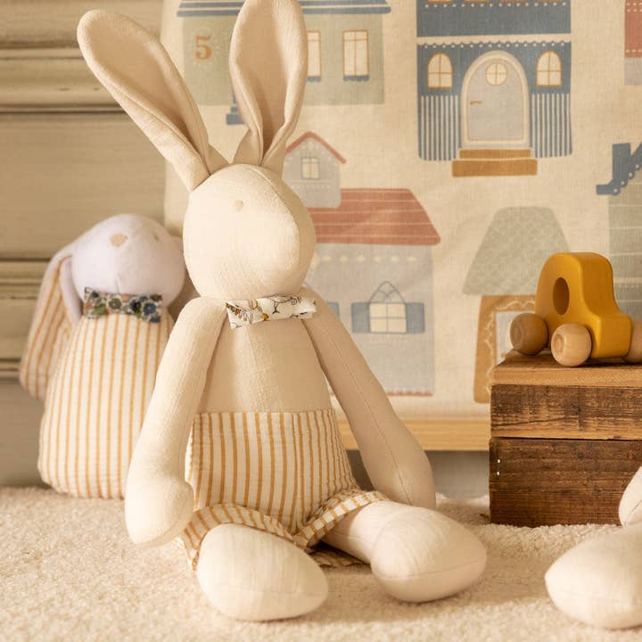 Pamplemousse Peluches - Wholesale Doll - Kids - Arthus The Rabbit Fabric Doll