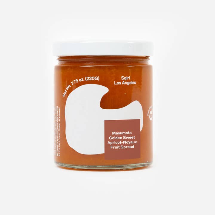 Sqirl - Wholesale Jam/Jelly - Certified Organic Golden Sweet Apricot-Noyaux Fruit Spread