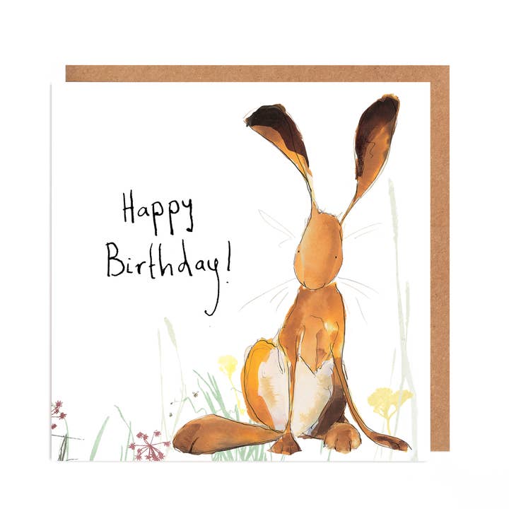 Harris Hare Birthday Card for wholesale by Catherine Rayner Trading Ltd