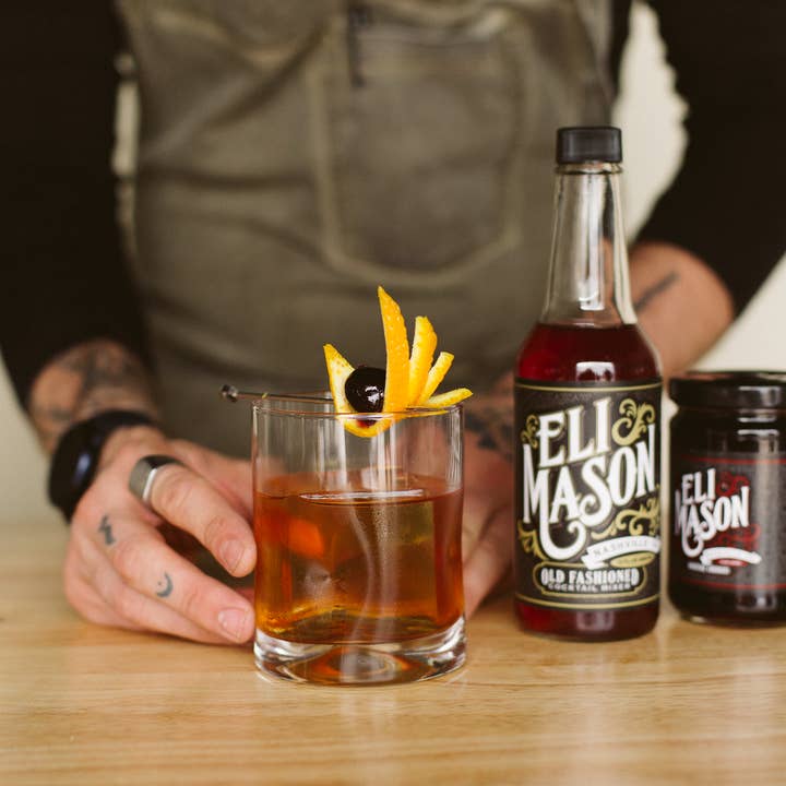 Eli Mason - Wholesale Cocktail Mix/Syrup - Old Fashioned Cocktail Mixer (10oz Bottle)