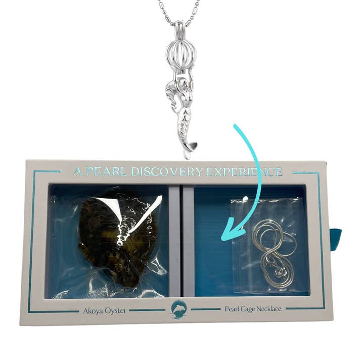 Mermaid - DIY Oyster and Necklace Box Set for wholesale by Island Pearl Traders