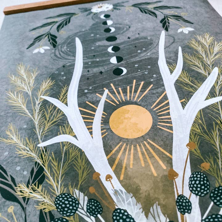 Lantern Print Co. - Wholesale Art Print - Art Print: Forest Forage; 5x7, 8x101