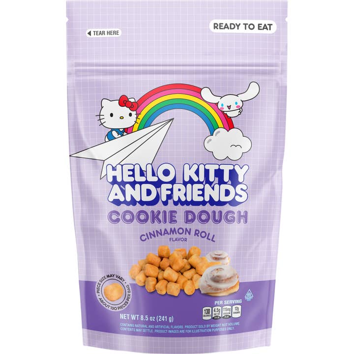 Hello Kitty and Friends Cinnamon Roll Cookie Dough for wholesale by Cow Crack Wholesale
