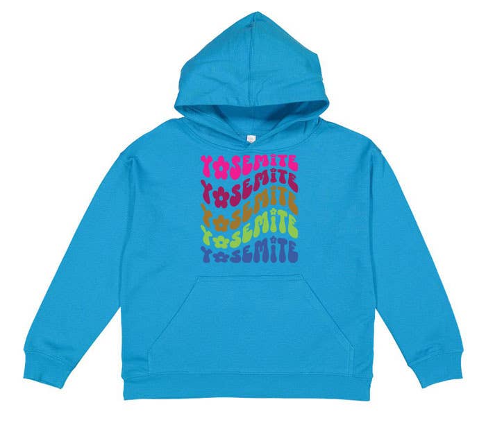 MT Brand Apparel - Wholesale Hoodie - Kids - Wavy Sunrise Youth Hooded Fleece Pullover - Customizable1