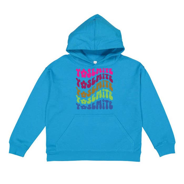 MT Brand Apparel - Wholesale Hoodie - Kids - Wavy Sunrise Youth Hooded Fleece Pullover - Customizable1