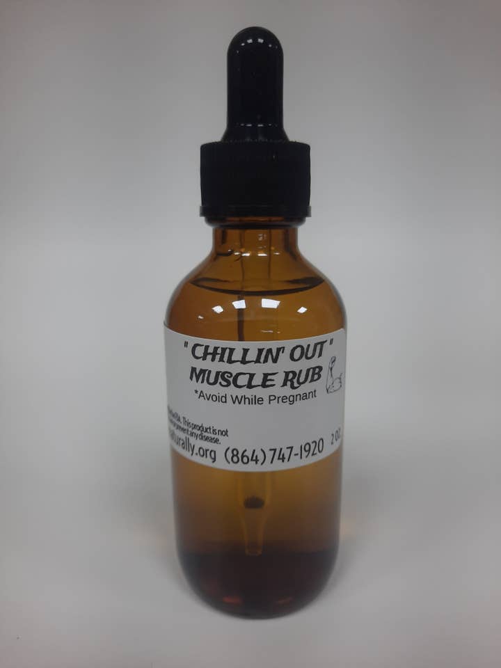 „CHILLIN' OUT“ 2 OZ MUSKELRUB für den Großhandel von Natural Health And Skin