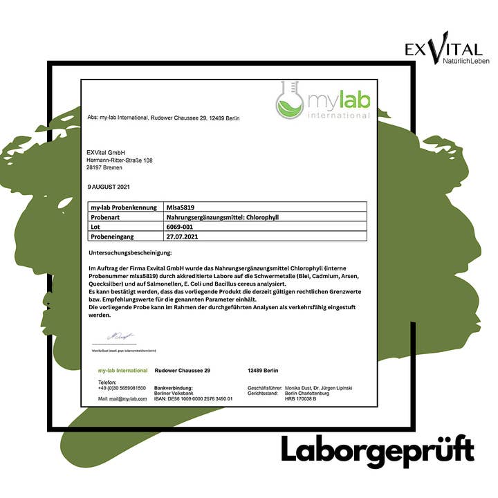 EXVital - Wholesale Oral Supplement/Vitamin - Liquid chlorophyll from alfalfa - high dose6