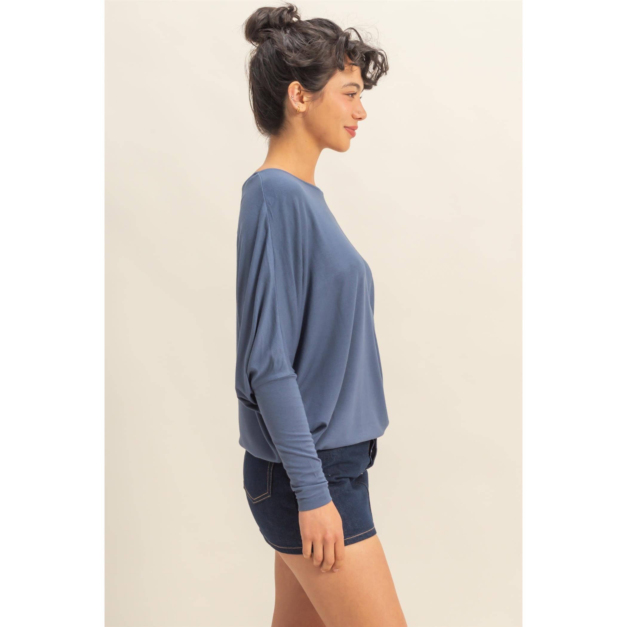 HYFVE – wholesale Stickad topp - Dam – Dolman Långärmad Topp22