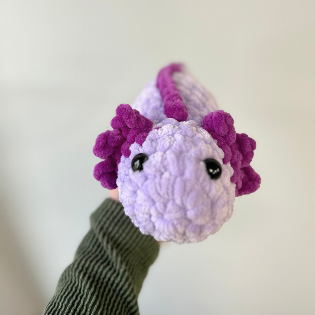 Crochet by Jolene - Vente Peluche – enfant et bébé - Peluche Axolotl au crochet5