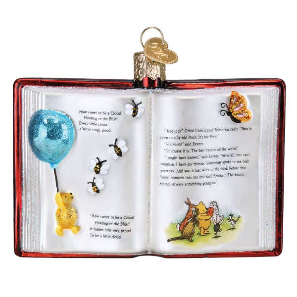Old World Christmas - Wholesale Ornament - Winnie-the-Pooh Book Ornament1